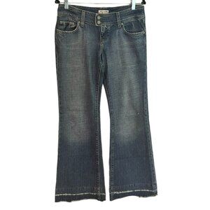 Women's Abercrombie & Fitch Wide Band Flare‎ Leg Jeans Size 4R